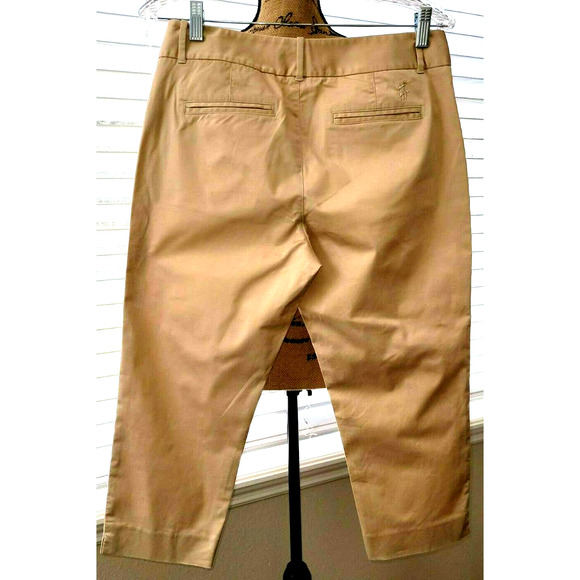 Ralph Lauren Golf Capri Khaki Pants Size 6 Stretch - Picture 4 of 9